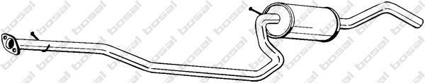Bosal 286-955 средний глушитель выхлопных газов на FORD FIESTA IV (JA_, JB_)