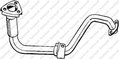 Bosal 791-017 труба выхлопного газа на PEUGEOT 306 (7B, N3, N5)
