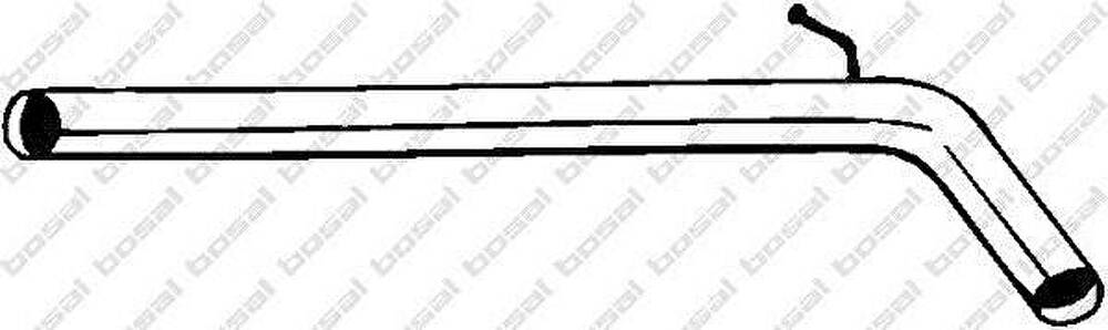 BOSAL труба глушителя средняя VW Polo, Skoda Fabia, Seat Ibiza 1.4TDi/1.9TDi 01> (801-181)