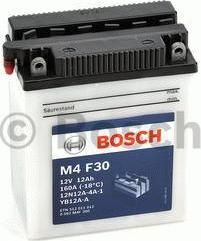 BOSCH стартерная аккумуляторная батарея (0 092 M4F 300)