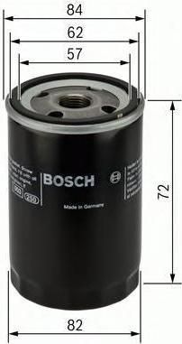 BOSCH Фильтр масляный HYUNDAI I30/KIA Ceed/Cerato/Soul/Venga (2660035500, 0 451 103 316)