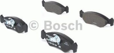 Bosch 0 986 492 020 комплект тормозных колодок, дисковый тормоз на FORD FIESTA фургон (FVD)