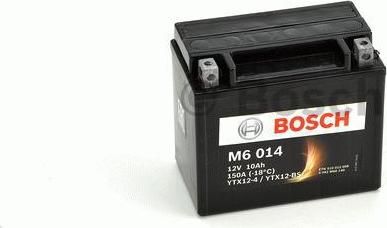 BOSCH МОТО АКБ M60 14 12V 10Ah 90A 152x88x131 /+-/ (Длина x Ширина x Высота) (0092M60140)