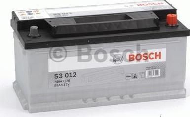 BOSCH АКБ S3 88Ah 740A 353x175x175 (-+) (88Ah, 0092S30120)