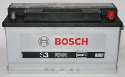 BOSCH Акб s3 90ah 720a 353x175x190 (-+) (90Ач, 0092S30130)