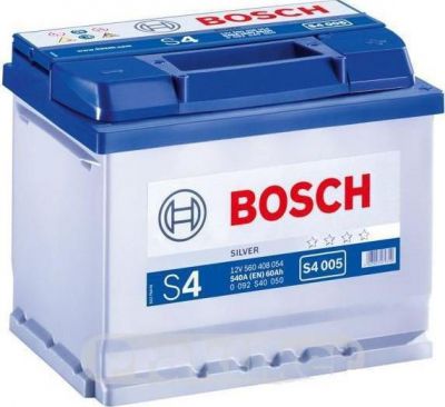 BOSCH АКБ S4 60Ah 540A 242x175x190 (-+) (60Ач, 0092S40050)