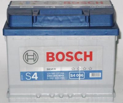 BOSCH АКБ S4 60Ah 540A 242x175x190 (+-) (60Ач, 0092S40060)