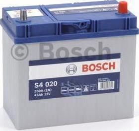 BOSCH АКБ S4 45Ah 330A 238x129x227 (-+) (45Ач, 0092S40200)