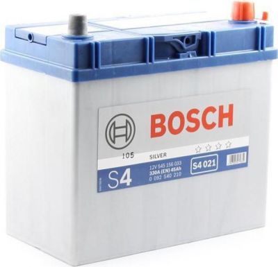 BOSCH АКБ S4 45Ah 330A 238x129x227 (-+) (45Ач, 0092S40210)