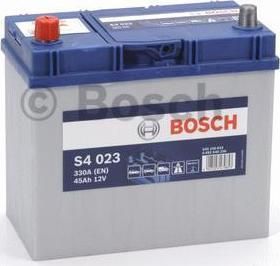 BOSCH АКБ S4 45Ah 330A 238x129x227 (+-) (45Ач, 0092S40230)