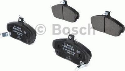 BOSCH Колодки тормозные HONDA CIVIC 1.4-1.8 94-05 передние (572430, 0986424214)