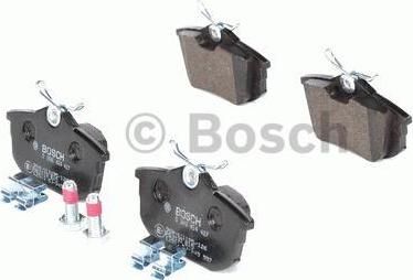 BOSCH Колодки тормозные задние MITSUBISHI COLT 04> CARISMA 97- SMART FORFOUR 05> VOLVO S40 V40 (MZ690345, 0986424427)