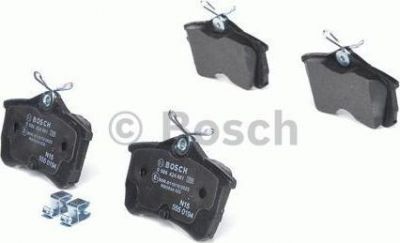 BOSCH Колодки тормозные HONDA ACCORD 2.0/2.2/2.4 98> задние (43022SEAE10, 0986424661)