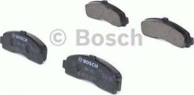 BOSCH Колодки дисковые перед. NISSAN Micra(K11) 1,0-1,5L 08/92-02/03 4106099B25 (410606F626, 0986461122)