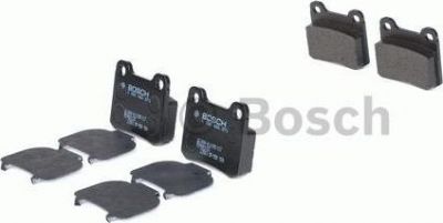 BOSCH Колодки тормозные MERCEDES W202/W124/W201 задние (571388, 0986466871)