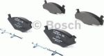 BOSCH Колодки тормозные VOLKSWAGEN G2 1.6/G3 1.4/1.6/1.9D передние (571317, 0986468873)