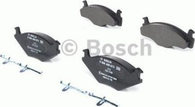 BOSCH Колодки тормозные VOLKSWAGEN G2 1.6/G3 1.4/1.6/1.9D передние (571317, 0986468873)