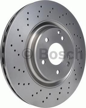 BOSCH Диск тормозной MERCEDES W203 1.8-3.5 00- передний вент. (203 421 13 12, 0986479135)