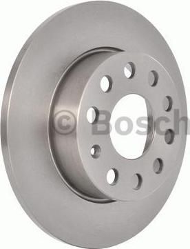 BOSCH Диск тормозной AUDI A3/SKODA OCTAVIA/VW GOLFV/JETTA 03- задний вместо 0986479952 (1K0 615 601 L, 0986479155)