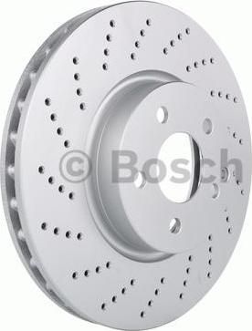 BOSCH Диск тормозной MERCEDES W204 07-/W212 09- SPORT передний D=322мм. (204 421 10 12, 0986479408)