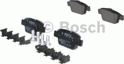 BOSCH Колодки тормозные ALFA MITO 08-/FIAT BRAVO 07-/MULTIPLA 99-/STILO 01- задние (7736518, 0986494030)