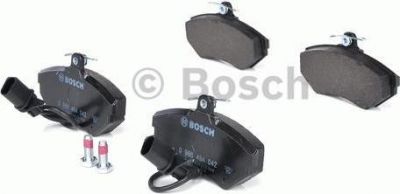 BOSCH Колодки тормозные AUDI A4 99>01/PASSAT 97>01 с датчиком передние (8E0698151M, 0986494042)