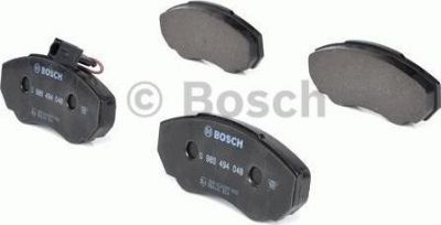 BOSCH Колодки тормозные CITROEN JUMPER 02>/FIAT DUCATO 02>/PEUGEOT BOXER 02> передние (573113J, 0986494048)