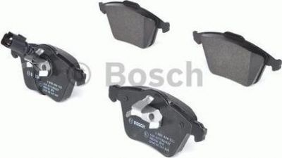 BOSCH Колодки тормозные AUDI A3/TT/VOLKSWAGEN GOLF/PASSAT 04- передние (1K0698151B, 0986494103)