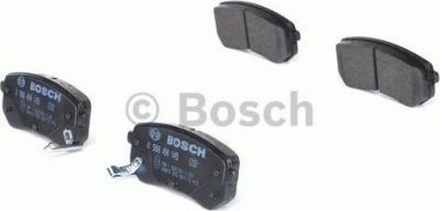 BOSCH Колодки тормозные задние дисковые Picanto 1,0/1,1 04=> (5830207A00, 0986494145)