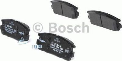 BOSCH Колодки тормозные дисковые CHEVROLET CAPTIVA/OPEL ANTARA 2.4/3.2 06- задние (1605123, 0986494251)