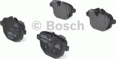 BOSCH Колодки тормозные дисковые задние F10 (34216796741, 0986494432)