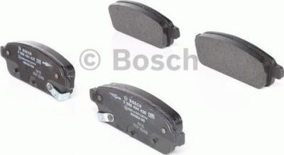 BOSCH КОМПЛЕКТ ТОРМОЗНЫХ КОЛОДОК, ДИСКОВЫЙ ТОРМОЗ (0986494435)