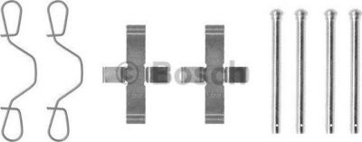 Bosch 1 987 474 003 комплектующие, колодки дискового тормоза на VW POLO купе (86C, 80)