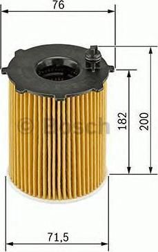 BOSCH Фильтр масляный VAG A4/A5/A6/A7/A8/Q7/Touareg 02-10 mot.2,7T...4,2 (F 026 407 002)