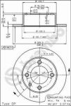 Brembo 08.2479.10 тормозной диск на TALBOT 180