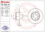 BREMBO Диск тормозной LADA 2101-07 передний (21013501070, 08.2559.24)