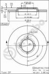 Brembo 08.4496.10 тормозной диск на MITSUBISHI GALANT II Station Wagon (A16_V)
