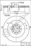 Brembo 08.6750.10 тормозной диск на MERCEDES-BENZ UNIMOG