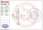 BREMBO (561 714 J) Диск торм зад MAZDA 323/MX3 (561714J, 08.6857.10)