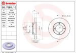 Brembo 08.7860.10 тормозной диск на DAIHATSU HIJET автобус (S85)