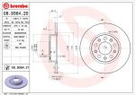 Brembo 08.9364.21 Диск тормозной задний с покрытием alfa romeo 159 1.9jts/jtd/2.2jts 05>