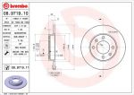 Brembo 08.9719.11 тормозной диск на PEUGEOT 307 (3A/C)