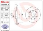 BREMBO Диск тормозной перед. RENAULT Logan 1,4-1,6L 09/04-> (ABS ) 7701208252 (6001547683, 08.A268.10)