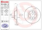 BREMBO Диск тормозной не вент. задний PEUGEOT EXPERT Tepee (VF3V_) (01/07-) R (424922, 08.A456.10)