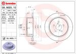 BREMBO Диск тормозной Subaru LEGACY IV 2.0 (08.A605.10)