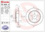 Brembo 08.A636.11 тормозной диск на JEEP CHEROKEE (KJ)