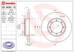 BREMBO 08.A650.10 диск тормозной задний! Renault Master 2.3 DCi 10> (08.A650.10)