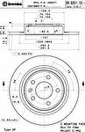 BREMBO Диск тормозной Chevrolet CRUZE (J300) 1.6 (13502139, 08.B351.10)