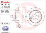 Brembo 08.C252.10 тормозной диск на SUBARU FORESTER (SH)