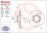 Brembo 09.3357.10 тормозной диск на RENAULT TRAFIC фургон (TXX)